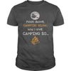Image of CAMPFIRE BELOW T SHIRT HOW I LOVE CAMPING SO