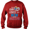 Image of Girl Loves Chiefs KU TShirt