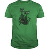 Image of Three Transparent Black Cats