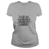 Image of Illegal Immigration Began In 1492- Anti Columbus Day T-Shirt