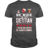Image of Be Nice To The Dietitian Santa Is Watching Christmas