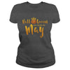 Image of Halloqueens are born in may funny halloween tshirt