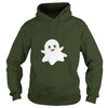 Image of cute happy ghost smiling happily