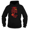 Image of Gladditudes Maternity Skeleton Tshirt girl