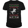 Image of HORSE CHRISTMAS SWEATER PATTERN Papa Mama Men Women Dogs Lovers Sunfrog Hoodie