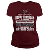 Image of happy birthay with falcons