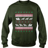 Image of AUSTRALIAN CATTLE DOG SANTA'S REINDEER CHRISTMAS UGLY SWEATER