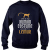 Image of Funny Cool Halloween Human Costume Lemur T-shirts