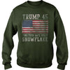 Image of Trump 45 Find Your Safe Space Snowflake Shirt