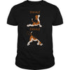 Image of Inhale Exhale Funny Dog Graphic Tee
