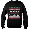Image of AUSTRALIAN CATTLE DOG SANTA'S REINDEER CHRISTMAS UGLY SWEATER