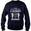 Image of Veteran Tee October Birthday Gift