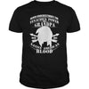 Image of NEVER UNDERESTIMATE GRANDPA HAS NATIVE AMERICAN BLOOD SHIRT