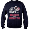 Image of Girl Loves Falcons And Crimson Tide TShirt