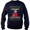Image of Golden Girls Dreaming of a white Christmas sweater, hoodie, tanktop