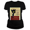 Image of Vintage Tournee du Chat Noir Black Cat Halloween T-Shirt