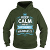 Image of Keep calm SANTAMARIA, SANTAMARIA tshirt