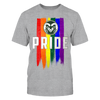 Image of Grunge LGBT Pride Flag - Colorado State Rams