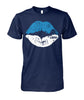 Image of Detroit Lions - Two Coloured Lipstick T-shirt