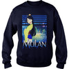 Image of Disney Mulan Green Dress Sparkles Graphic T-Shirt