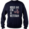Image of KISS ME I'M A VETERAN T SHIRT