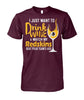 Image of Washington Redskins I Just Want To Drink Wine And Watch My Redskins Beat Your Team's Ass