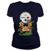 Image of Steelers Mickey Haloween Tshirt, Steelers Mickey Haloween Hoodies