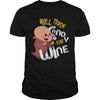 Image of Funny Hallo Will Trade Candy For Wine