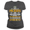 Image of I am a packers fan depend on you