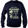 Image of Mens Funny Plumber TShirt Skull Graphic Plumber Gift Tee