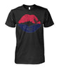 Image of Houston Texans - Two coloured lipstick T-shirt