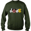 Image of Love Tshirt VIRGINIA TECH HOKIES