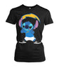 Image of Los Angeles Chargers - Cute Stitch T-shirt