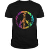 Image of Colored nature animal peace sign