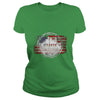 Image of Atlanta City & USA National Flag Patriotic T-Shirt