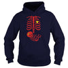 Image of Gladditudes Maternity Skeleton Tshirt girl