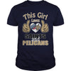 Image of Girl Loves Saints And Pelicans TShirt