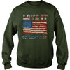 Image of USA Love It Or Leave It Patriotic T Shirt
