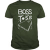 Image of BOSS OF THE TOSS CORNHOLE GAME CHAMP T-SHIRT
