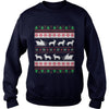 Image of AUSTRALIAN CATTLE DOG SANTA'S REINDEER CHRISTMAS UGLY SWEATER