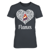 Image of UIC Flames - Lace Heart Logo