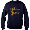 Image of Halloqueens are born in june funny halloween tshirt