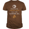 Image of CAMPFIRE BELOW T SHIRT HOW I LOVE CAMPING SO