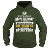 Image of happy birthay with packers