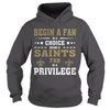 Image of begin a fan saints