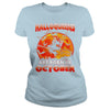 Image of HALLOQUEEN ARE BORN IN OCTOBER T SHIRT