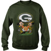 Image of Packers Mickey Haloween Tshirt, Packers Mickey Haloween Hoodies