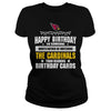 Image of happy birthday with the cardinals
