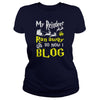 Image of My Reindeer Ran Away So Now I Blog Tshirt