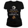 Image of CAMPFIRE BELOW T SHIRT HOW I LOVE CAMPING SO